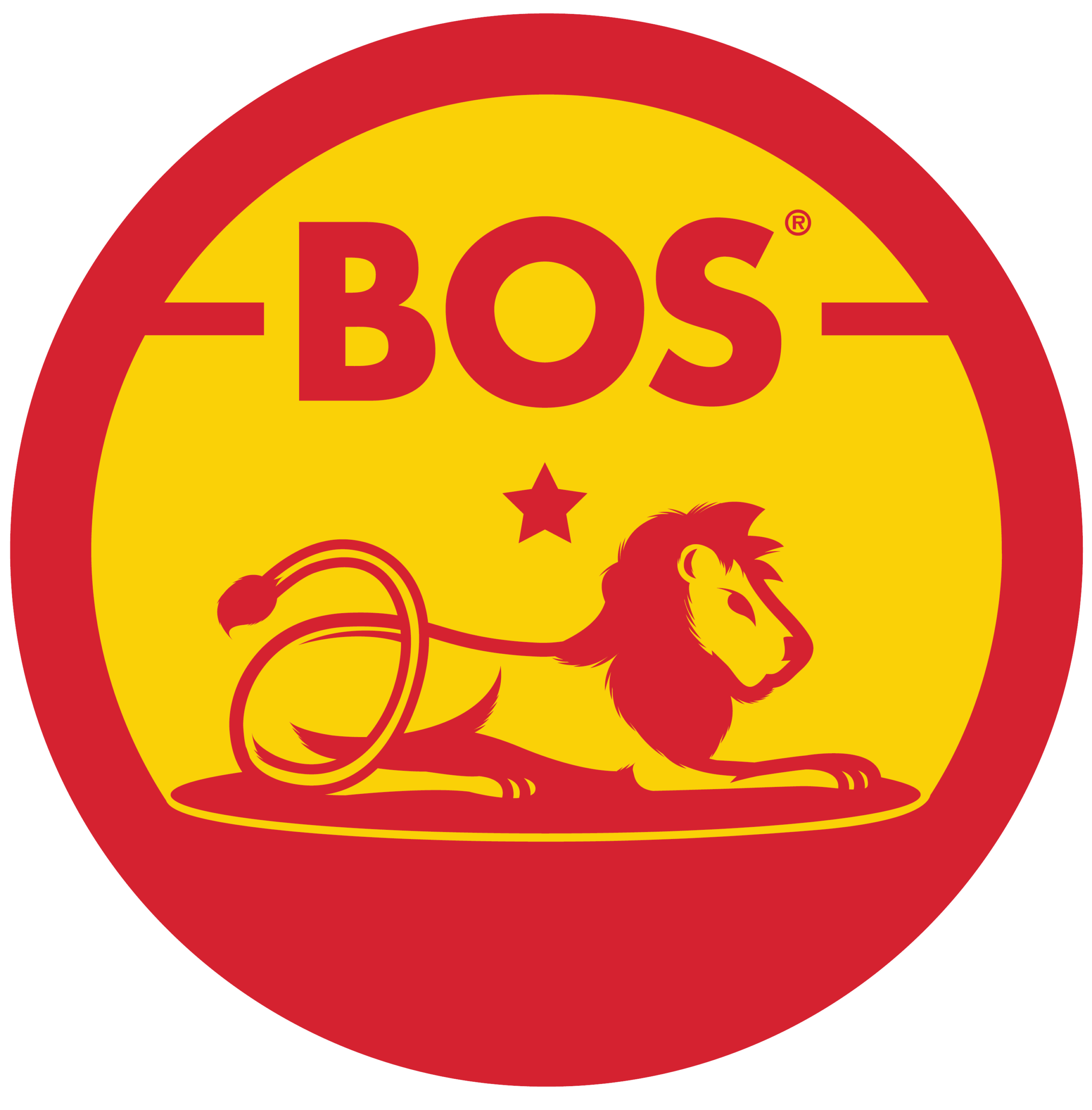 BOS yellow round logo png
